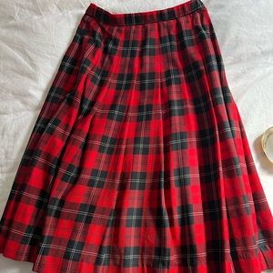Vintage Pendleton wool skirt